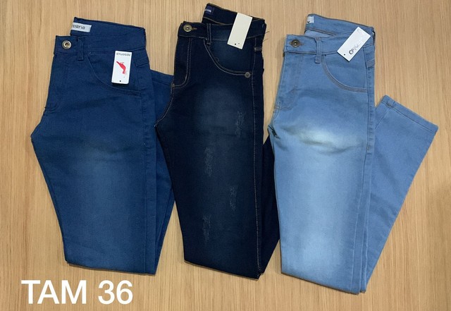 Calça Masculina Jeans com Lycra na Promoção  - Foto 2