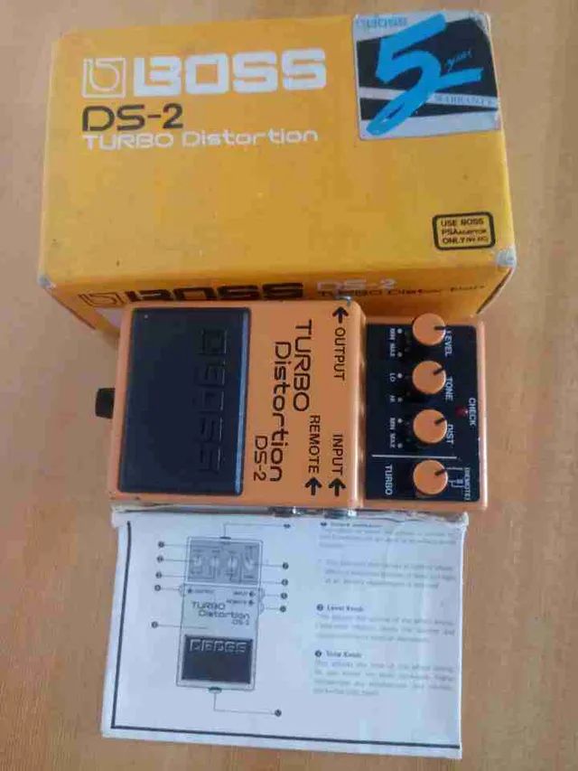 Pedal De Efeito Boss Distortion Ds - 2 Laranja - Foto 4
