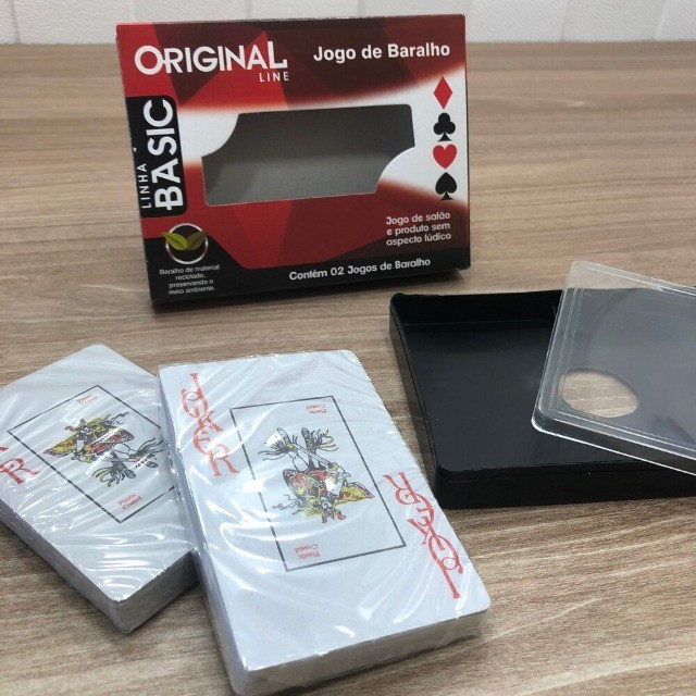 jogo de baralho plastico original (novo) com entega em recife e regiao - Foto 3