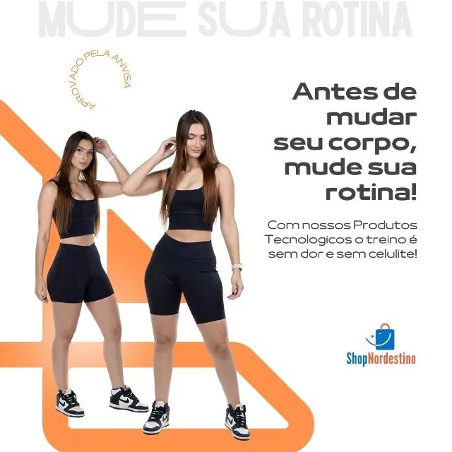 Short Infravermelho Longo e Proteção Ufp 50+ Beleza Original - Foto 5