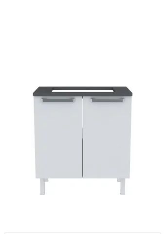 BALCÃO EM AÇO PARA COOKTOP 5 BOCAS