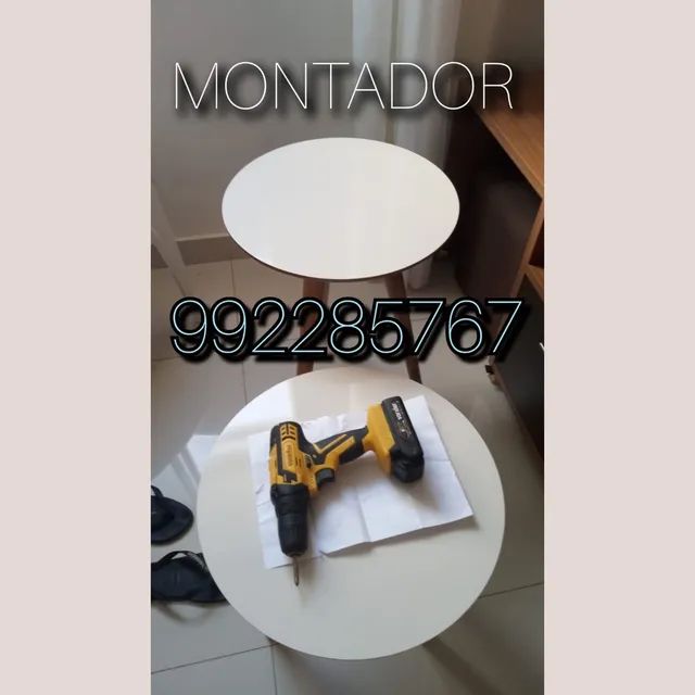 MONTADOR DE MOVEIS PRONTO PARA O ATENDIMENTO