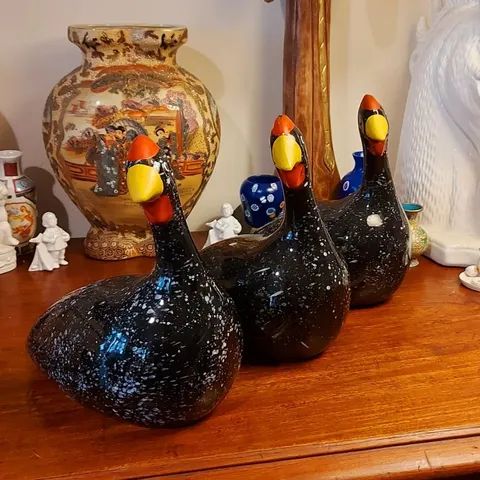 Exóticas galinhas de Angola  - Foto 3