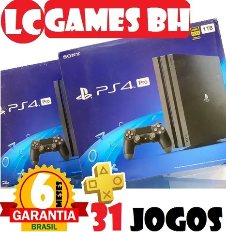 Ps4 Pro 1tb Seminovo + 2 Jogos Físicos Brinde Garantia Nf