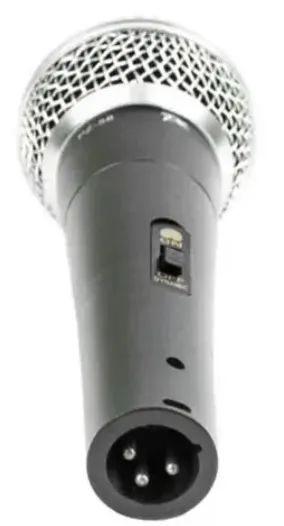 Microfone P/ Karaoke Com Fio Pz 58b Cabo 5m + Bolsa - Foto 3