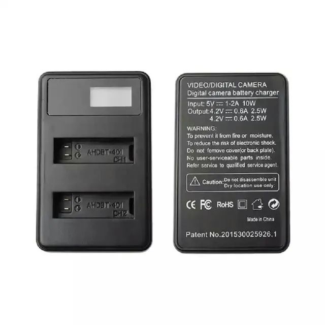 Carregador duplo LCD para gopro hero 4 - COD 1225 - Foto 3