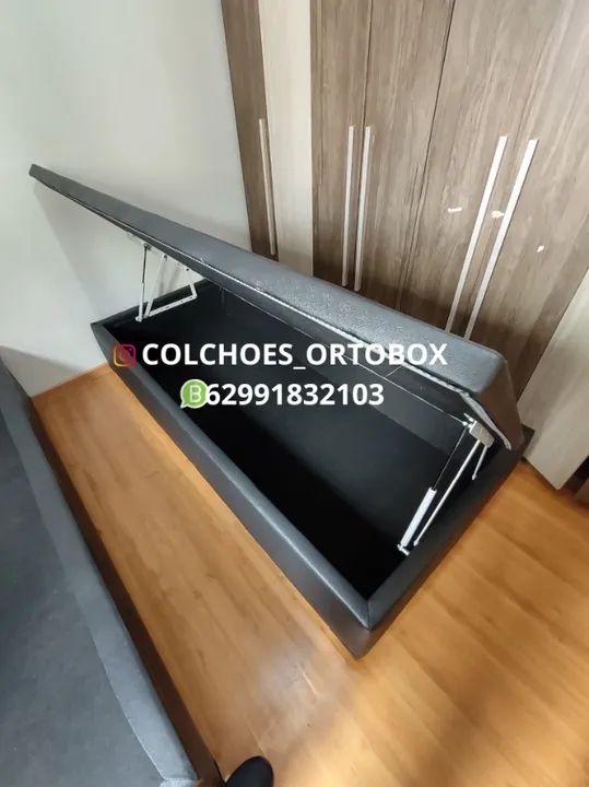 Cama Box Baú Solteiro com um ano de garantia - Foto 2