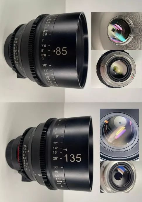 Jogo De 8 Lentes Cinema Xeen + Case + Adaptador Anamórfico - Foto 2