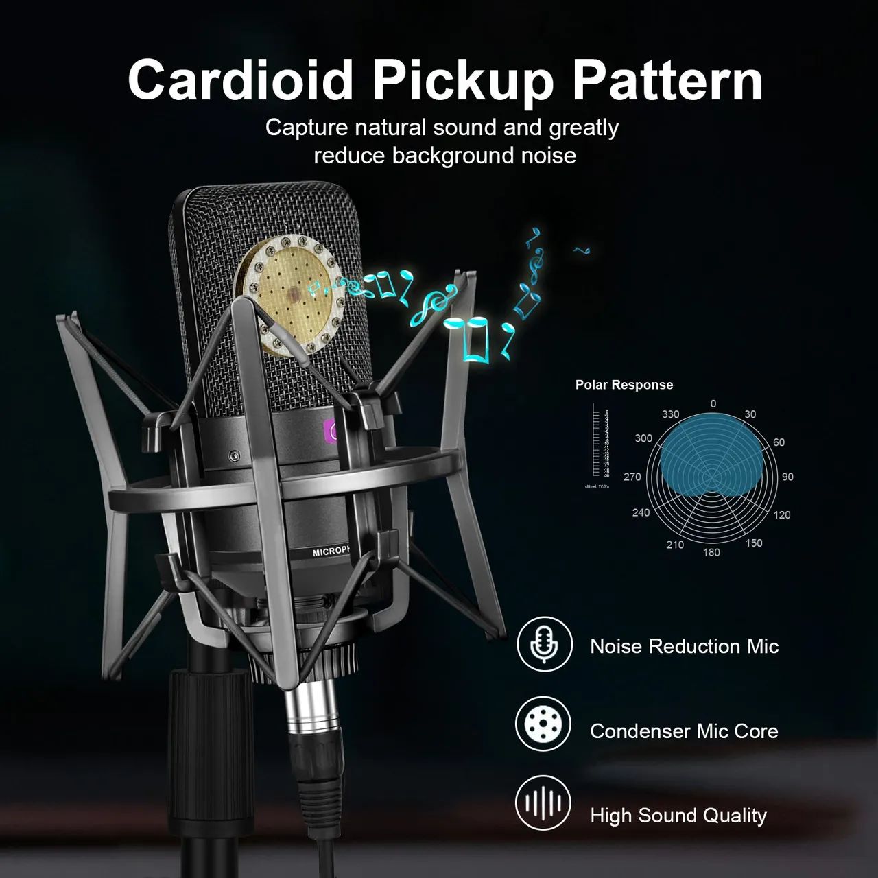 Microfone Condensador TLM-103 (34MM) - Novo - Foto 3