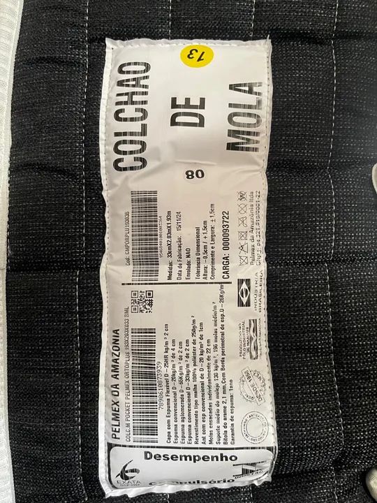 Colchão Pelmex Ortoplus de molas Ortopédico Queen Size - Foto 2