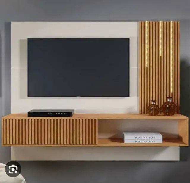 painel roma com led cascata ripado