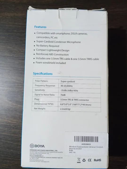 Vendo ou troco microfone semi-novo64842078329346121