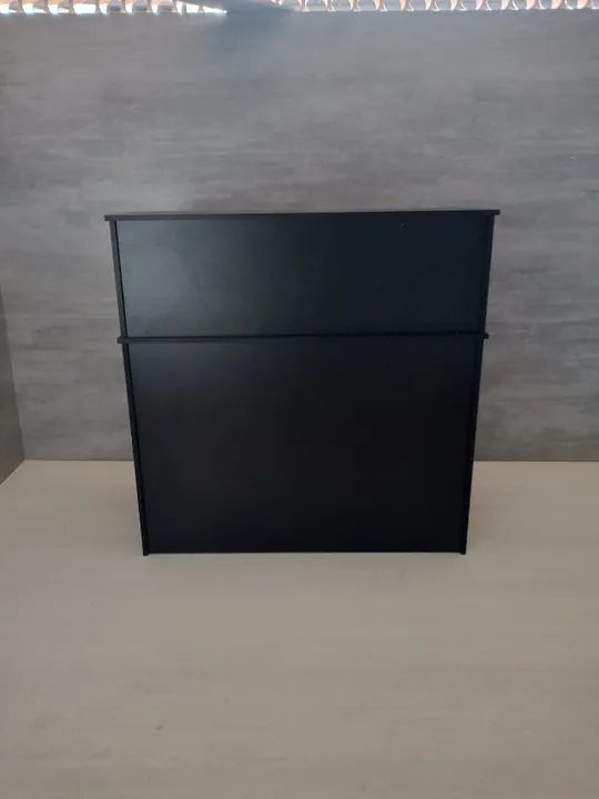 Balcão light reto simplificado preto  - Foto 5