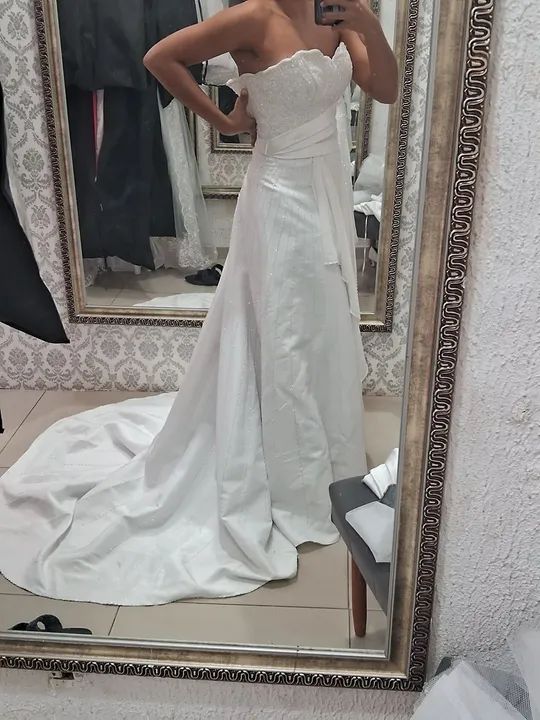 Vestido de noiva 34 36 - Foto 3
