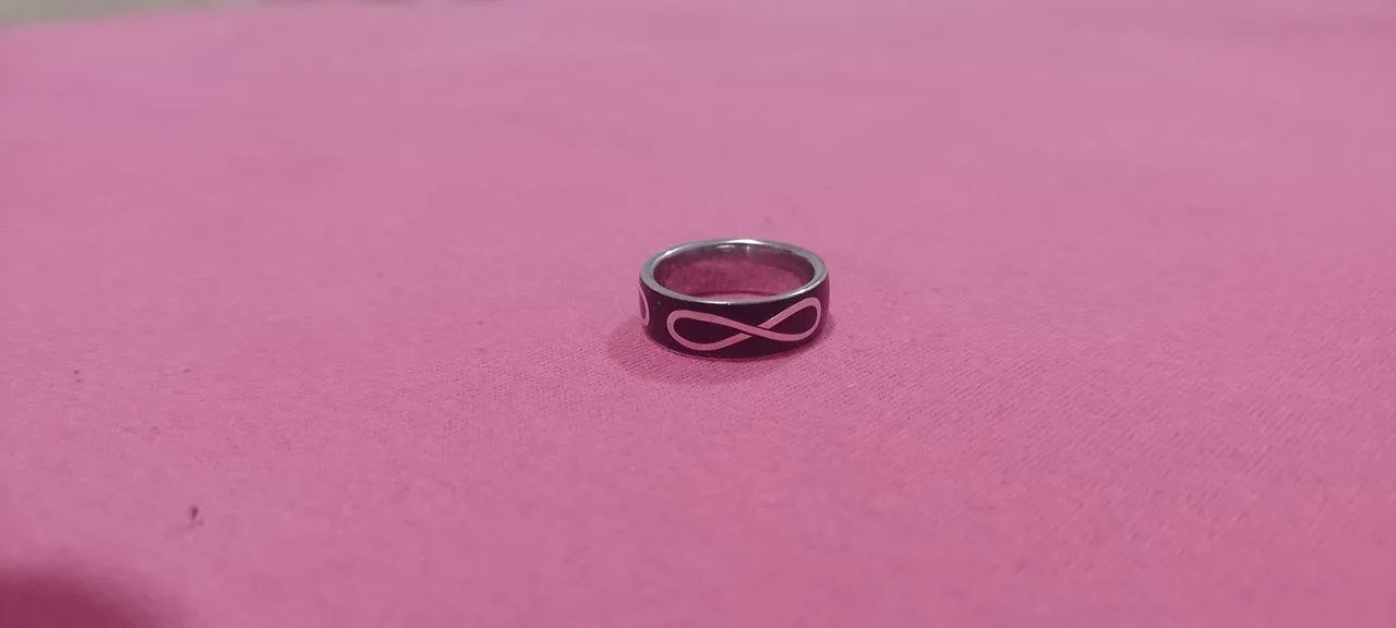 Anel Biojoias semente de tucumã/ prata