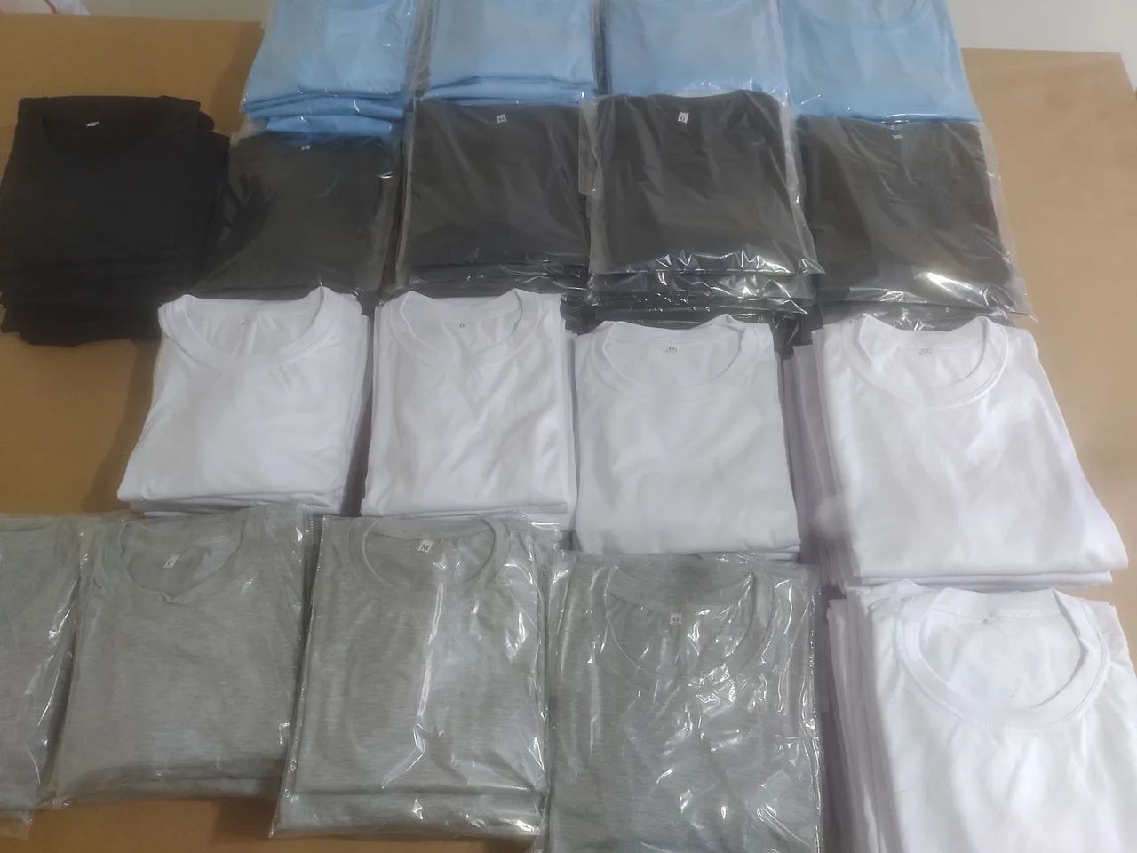 Camiseta Branca 100% Poliéster  - Foto 2