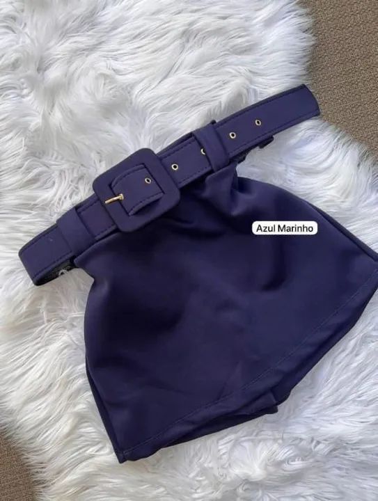 Short Saia  com cinto - Foto 4