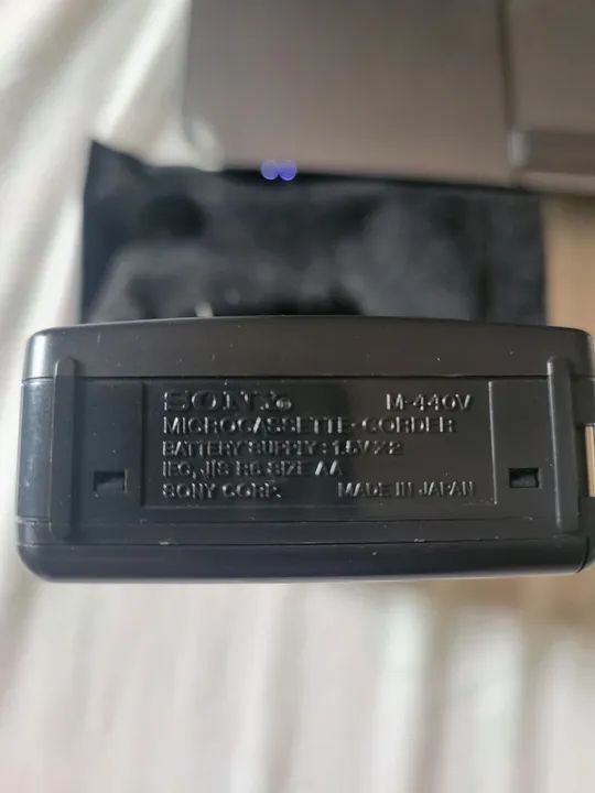 Gravador Sony dos anos 80. Antiguidade.  - Foto 6