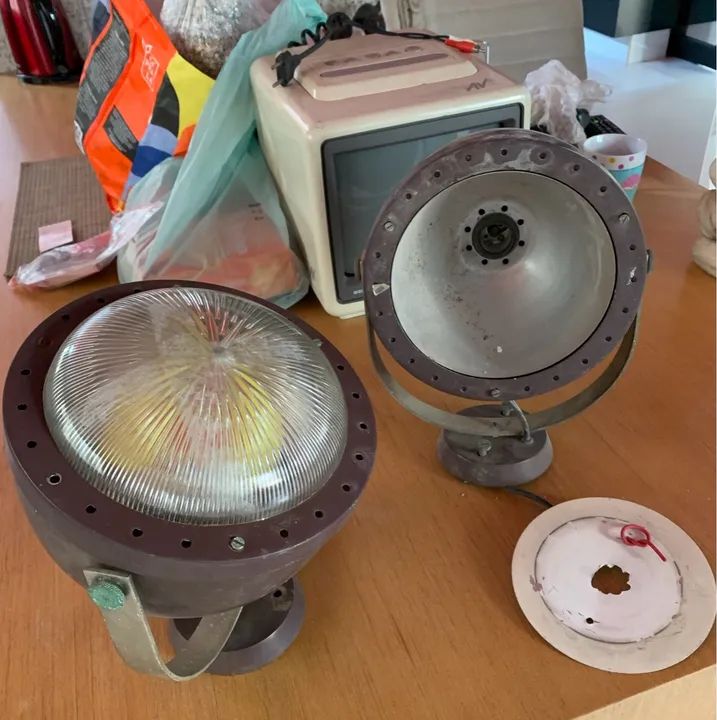 2 luminárias Vintage 