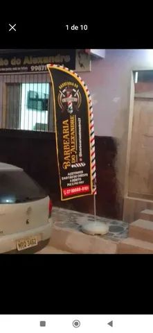 Wind Banner Barbearia