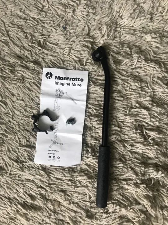 Monopé Manfrotto Com Cabeça Hidráulica Mvm500a  - Foto 6