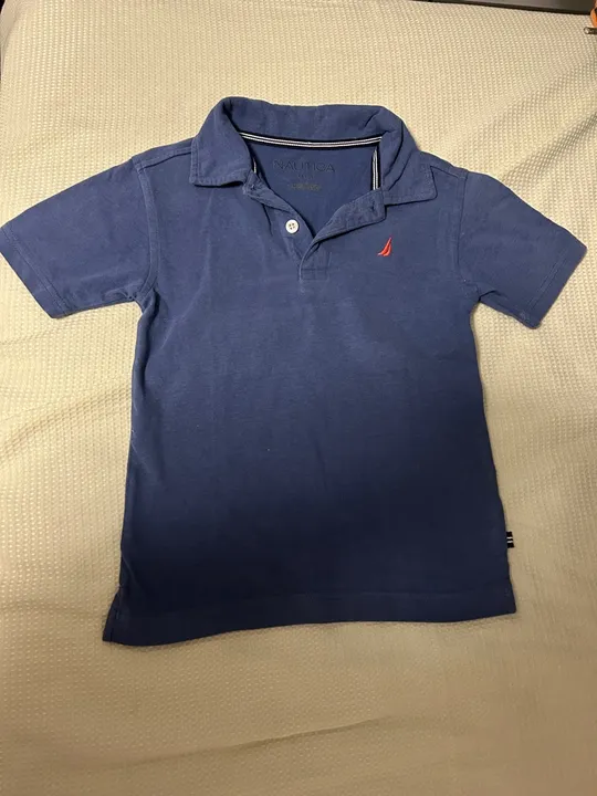 Polo Nautica infantil - Tamanho 4- azul
