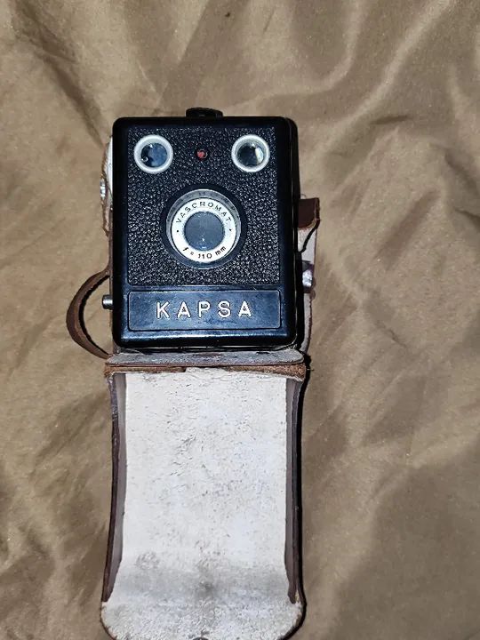 Máquina fotográfica antiga Modelo KAPSA PINTA VERMELHA - Foto 6