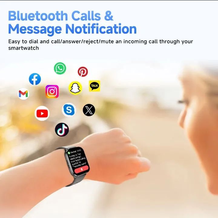 Smartwatch QCY Watch GS tela 2,02" HD IPX8 - Foto 4