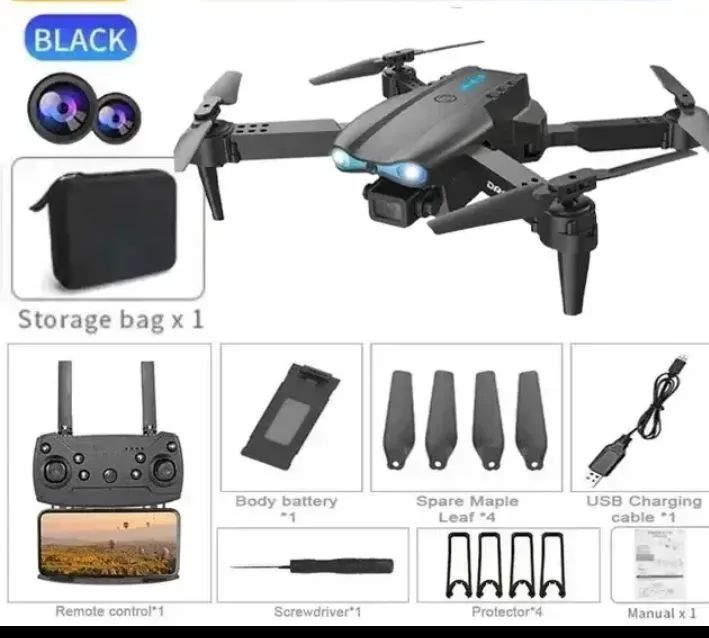 DRONE E99 PRO (duas câmeras, produto novo, na caixa)