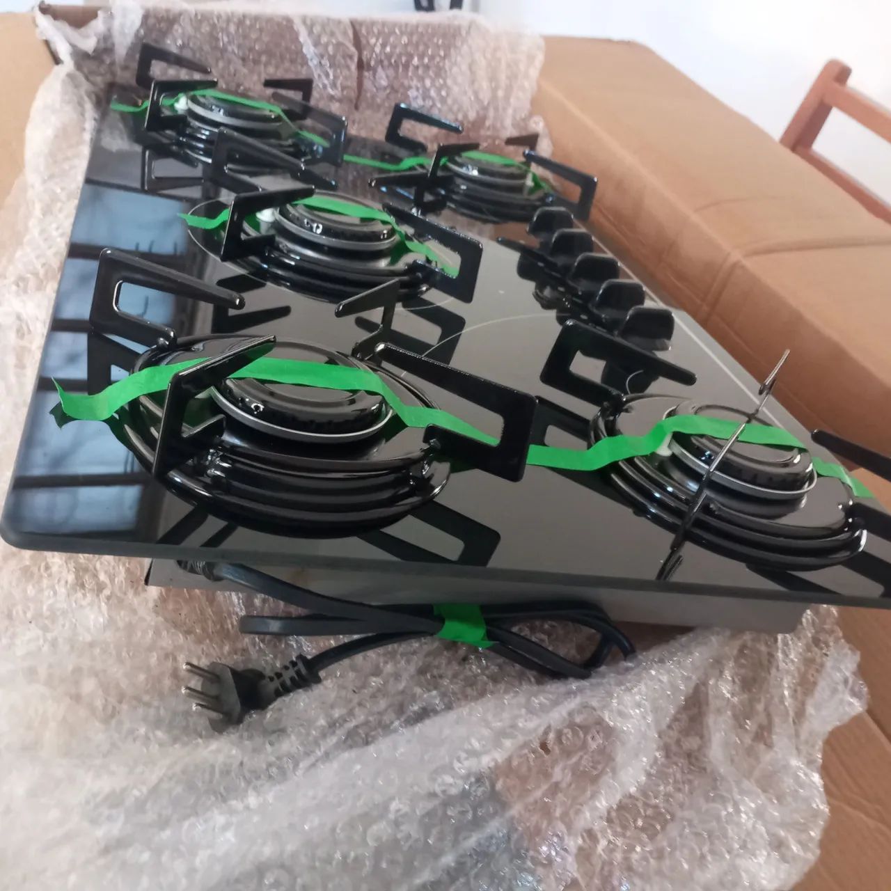 Fogao cooktop 5 bocas eletrico