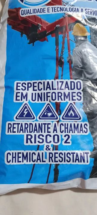 Conjunto Calça e Camisa para Eletricista, Risco 2, CA45376 NOVO - Foto 6