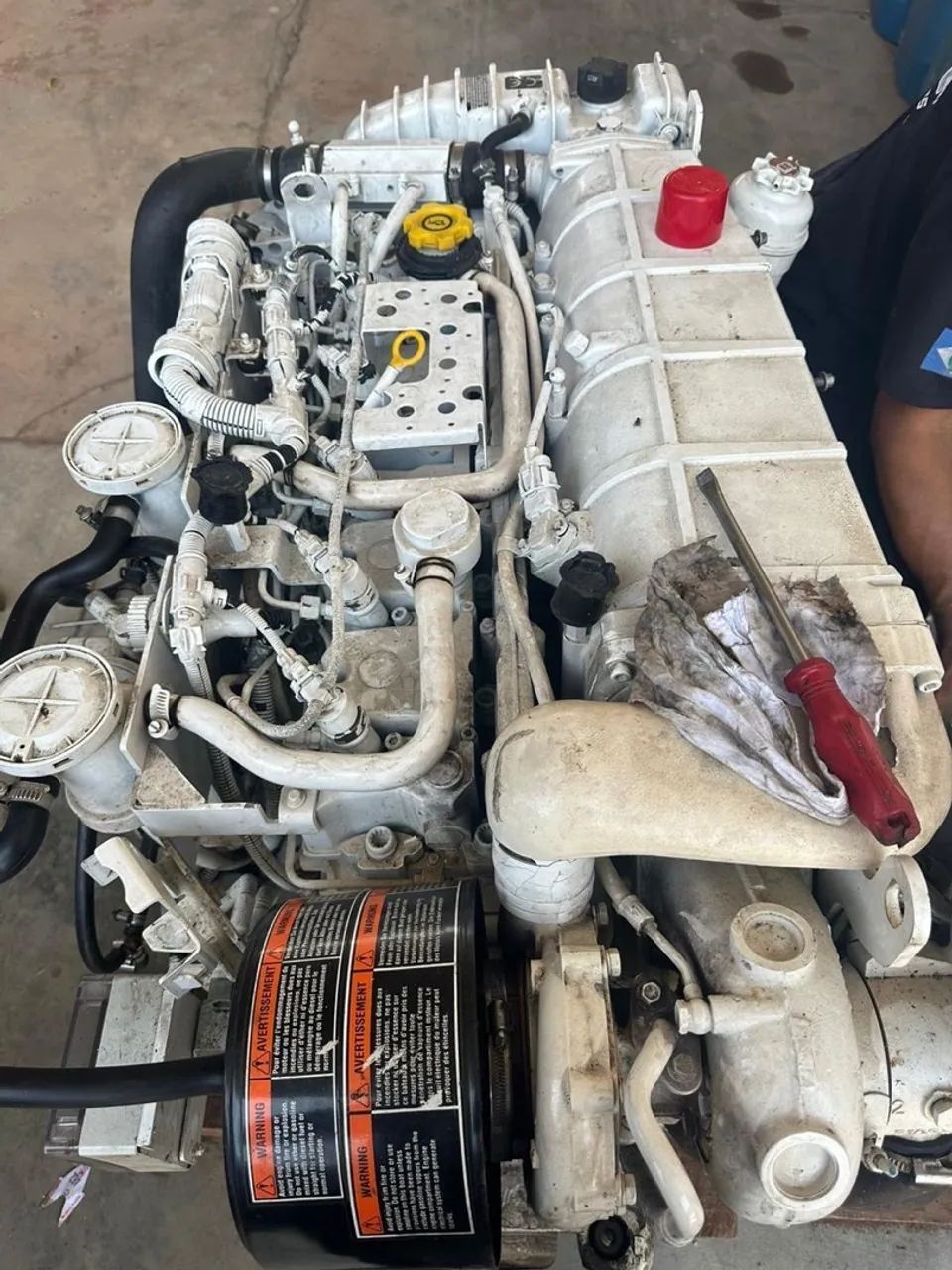 2  Motores Mercury Diesel QDS4 4.2 82h Branco Parella - Foto 9