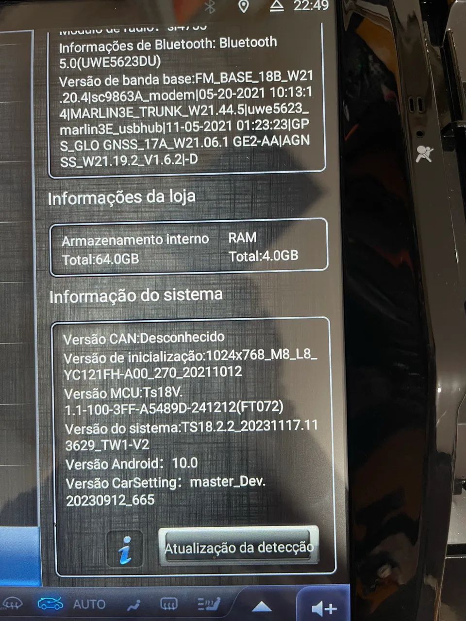 Multimídia SW4 Android Tesla64168598356994123