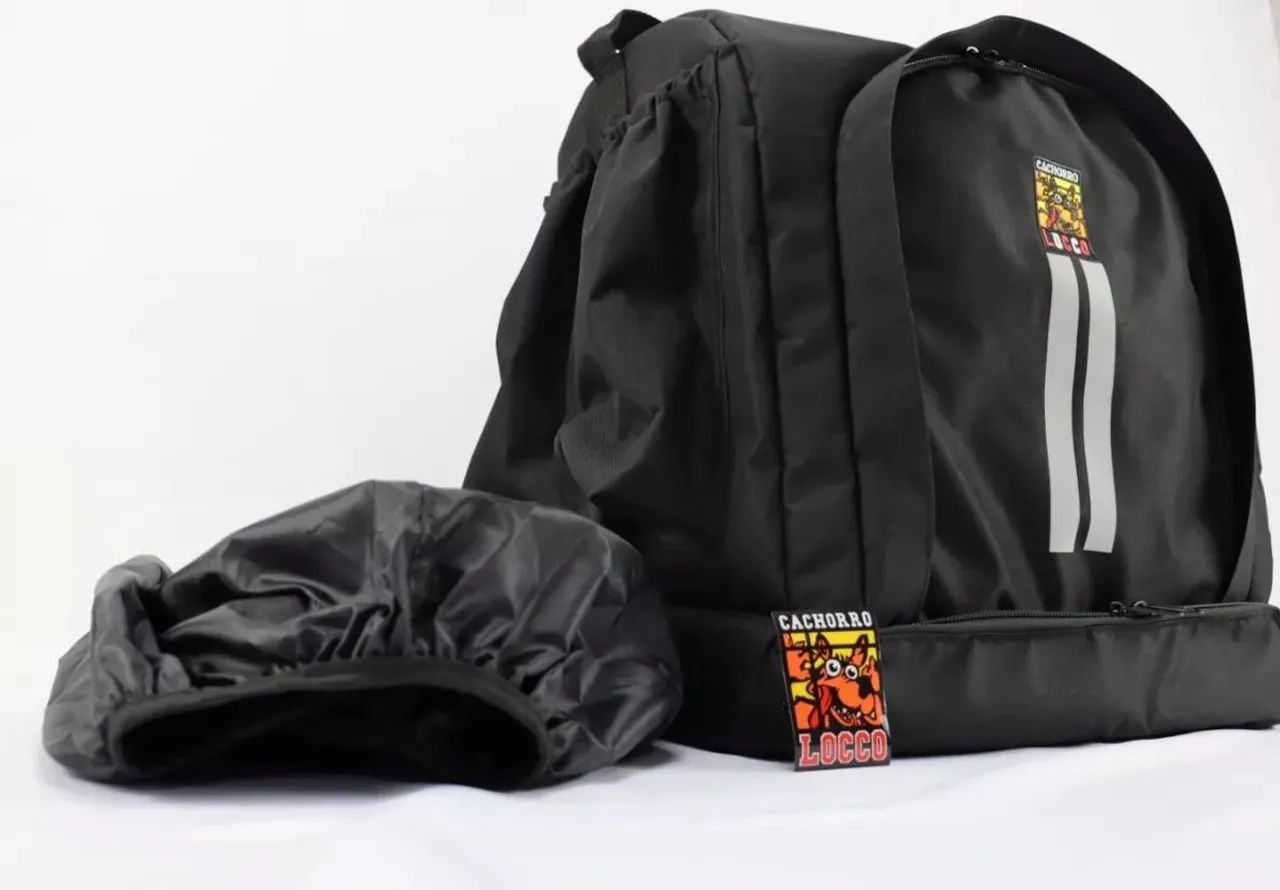 Bagmochila cachorro loco zera vendo ou troco em outra com isopor  - Foto 4