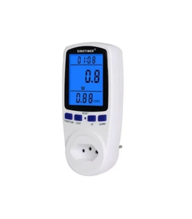 MEDIDOR DE CONSUMO TOMADA BIVOLT WATTIMETRO DIGITAL PLUG BR - Foto 3