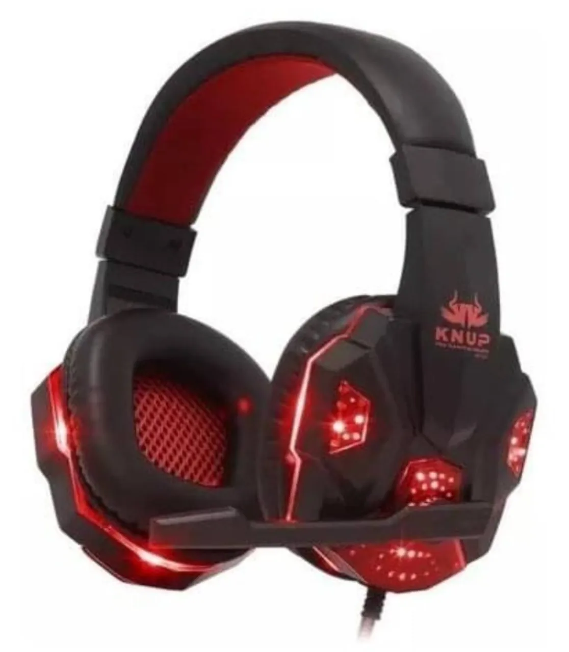 Fone de ouvido Headset Gamer Knup Kp-397, Pc/Mac, Cd/Dvd, Mp3/Mp4, Voice chat, Jogos, Grav