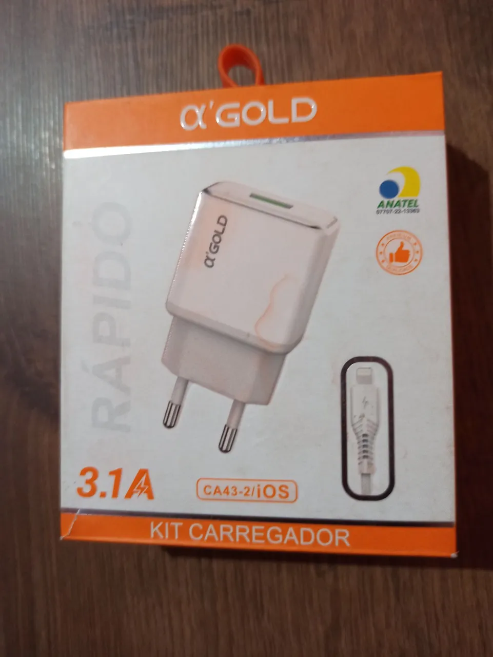 Kit Carregador ?'GOLD 3.1A - Tipo - C