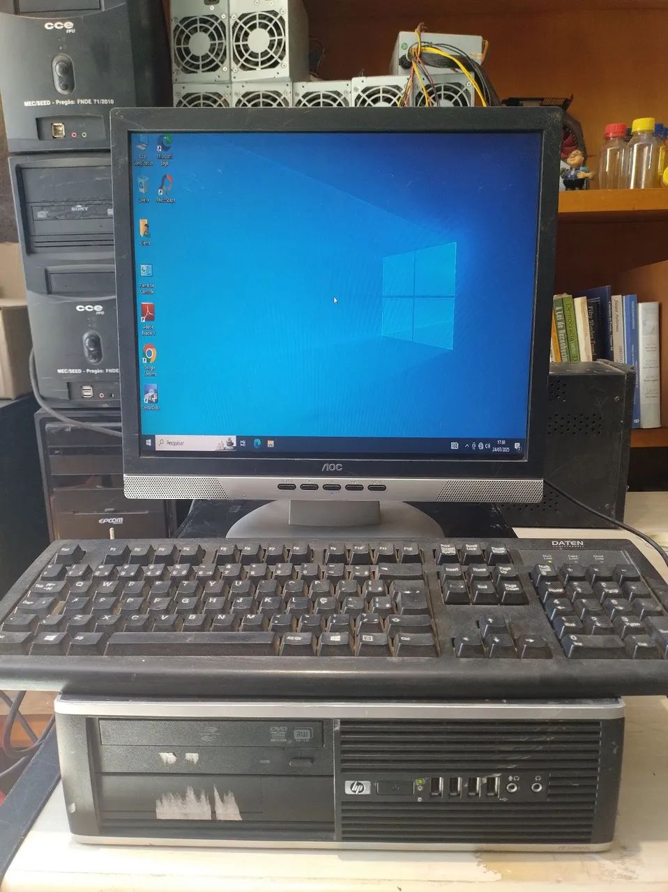 Computador DDR 3 HP completo com garantia 