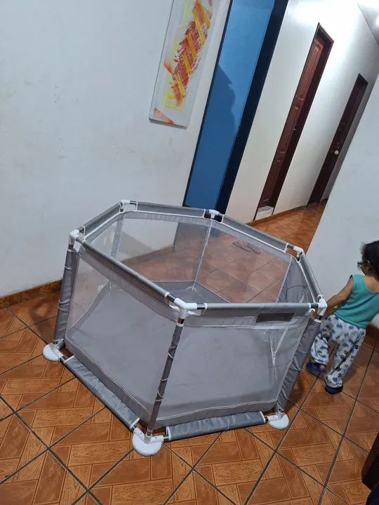 Cercadinho Bebê Infantil Chiqueirinho Criança - Foto 3