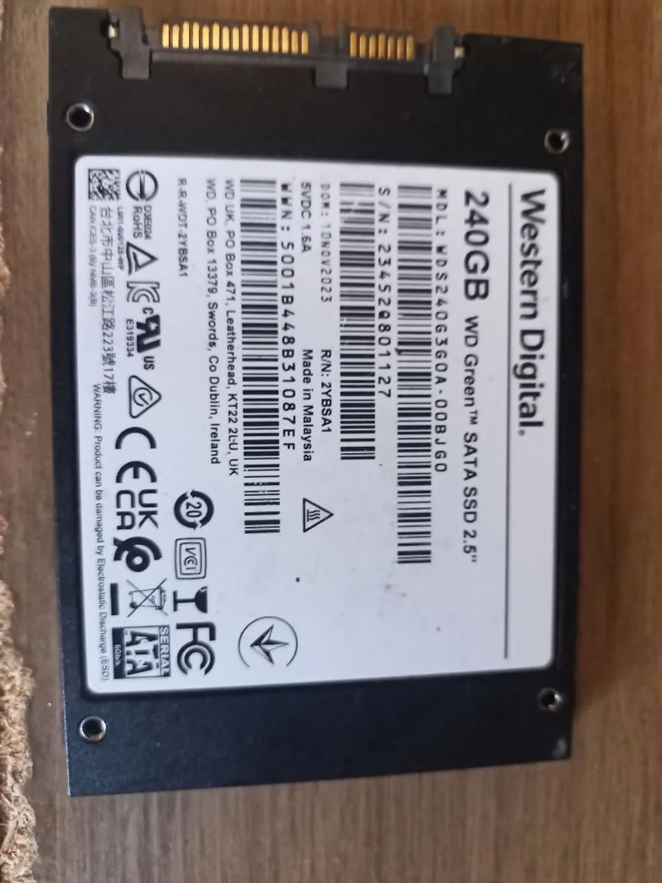 SSD WD Green 240GB SATA - Foto 2
