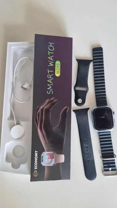 Smartwatch W29S - Tela Colorida, Bluetooth, Design Moderno