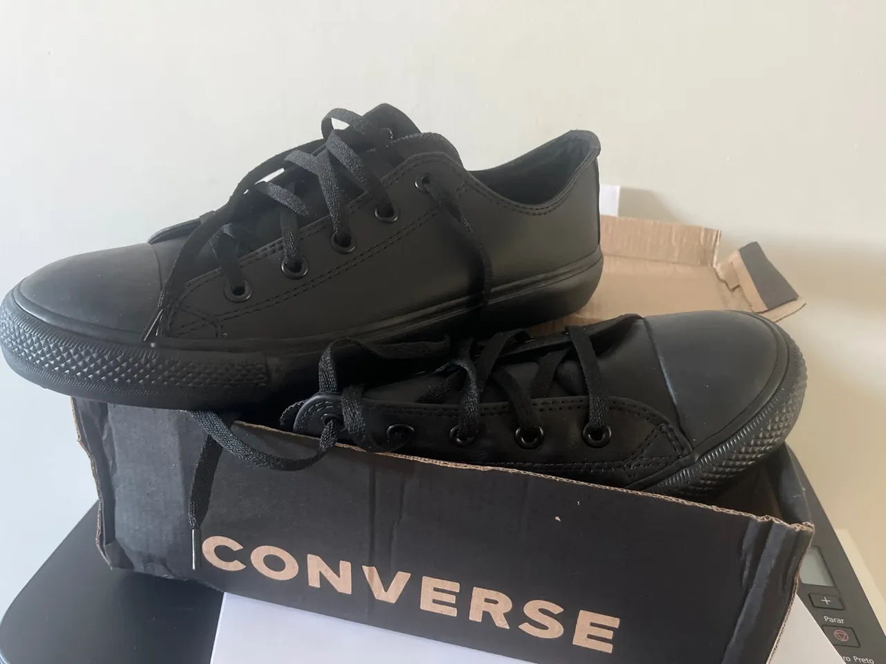 Tênis all Star preto 43, nunca usado!