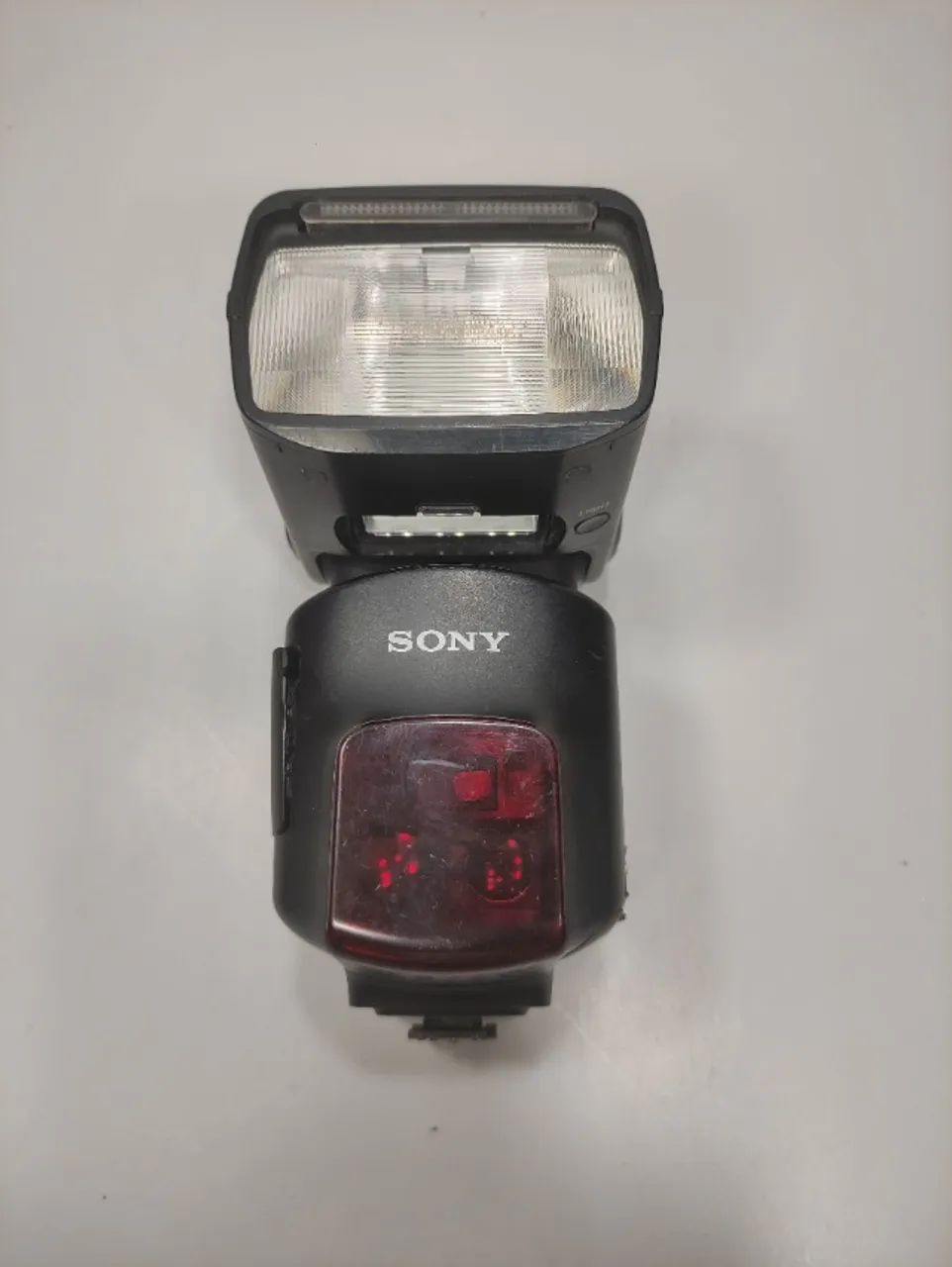 Detalhe - Flash Sony Hvl-f60m Sony Alpha A7s A6400 6500 6600 Preto (Usado)