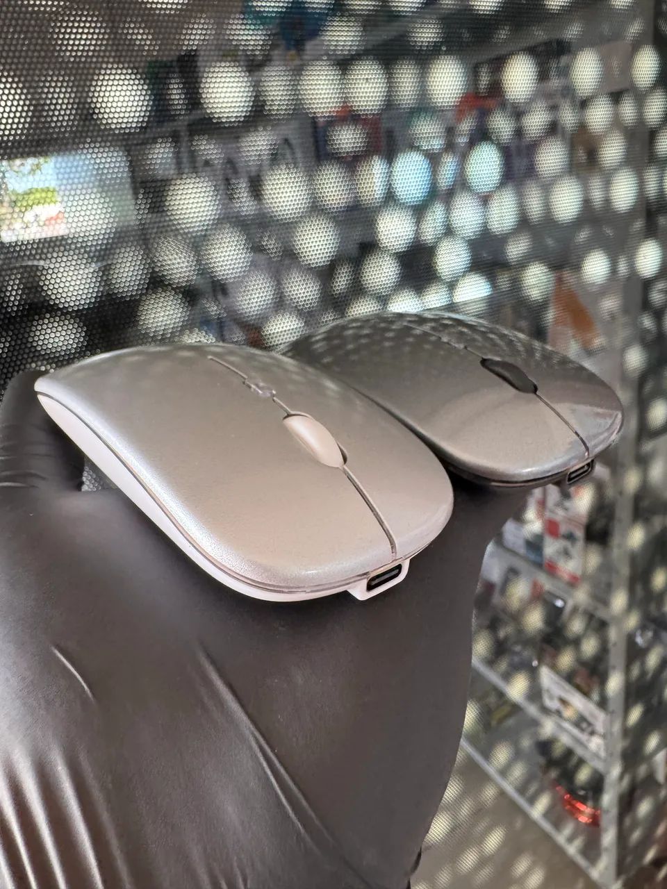 Mouse sem fio bluetooth recarregável silencioso  - Foto 4