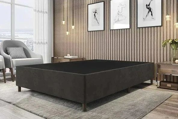 Base Box casal Suede - Foto 3
