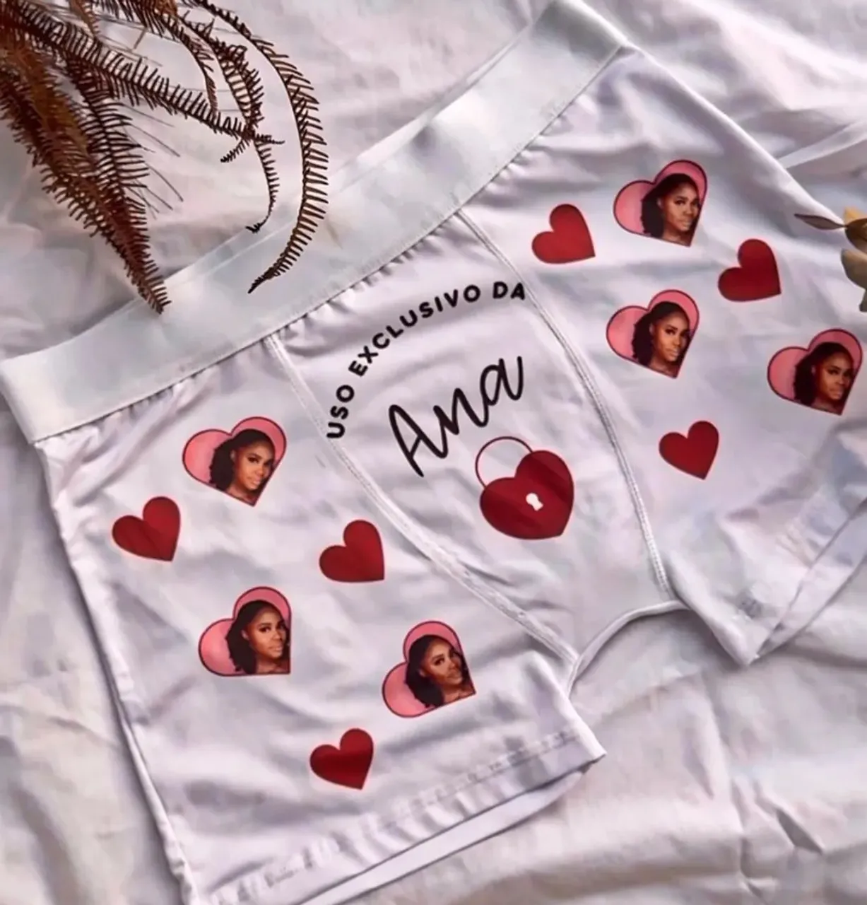 Cueca Personalizada  - Presente Especial dia dos Namorados
