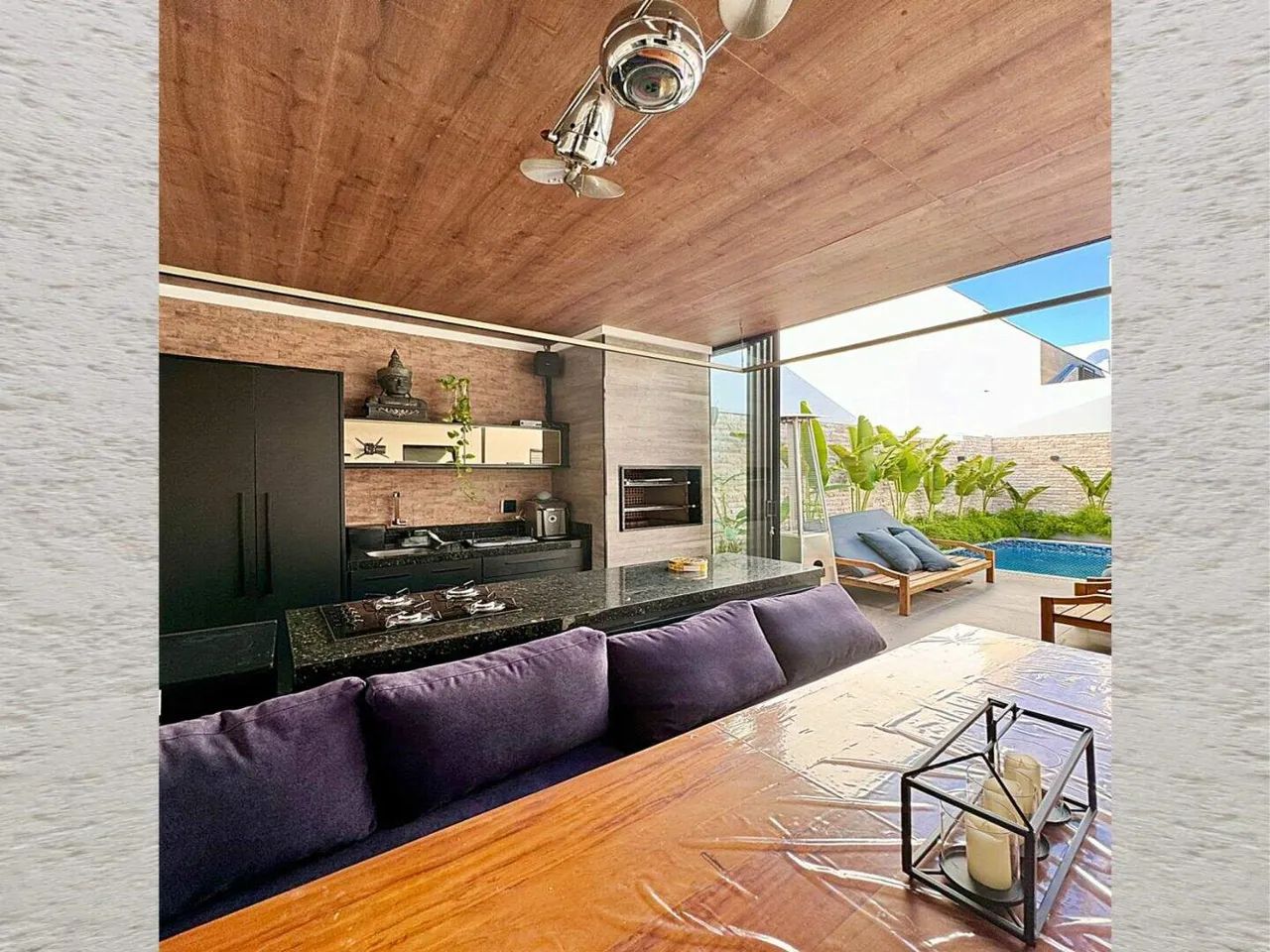Casa ultra moderna com 250 m², 3 dormitórios sendo 1 suíte, piscina com iluminação à venda - Foto 7