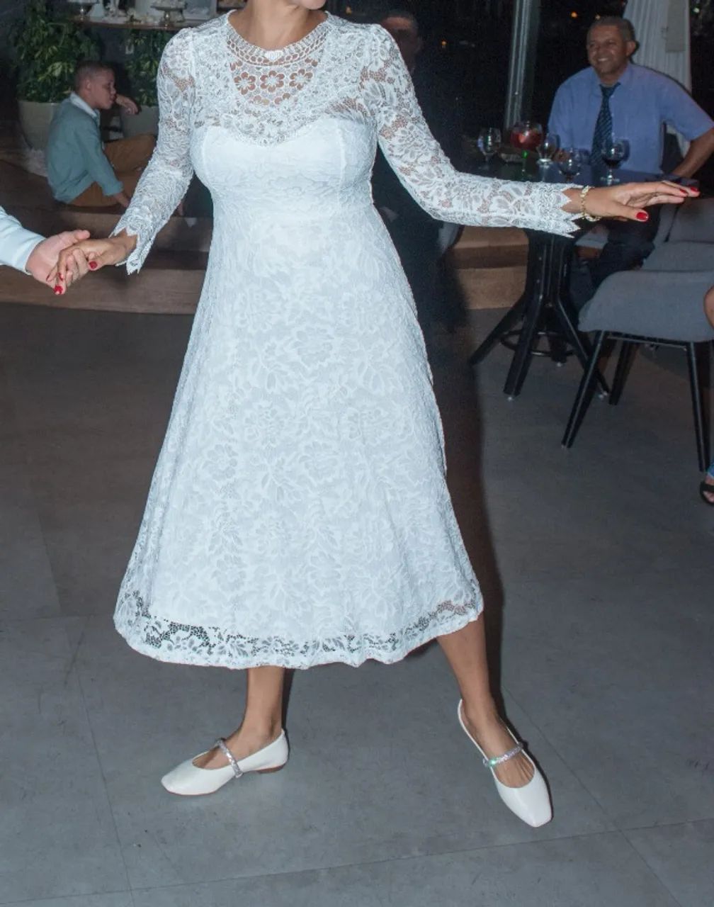 Vestido off-white casamento civil - Foto 2