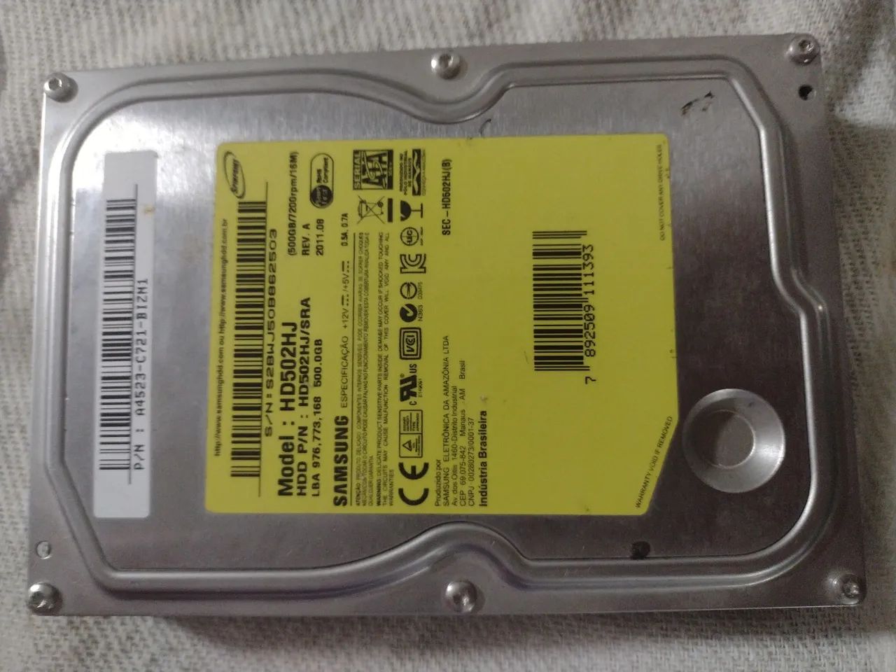 HD Samsung 500GB HD502HJ