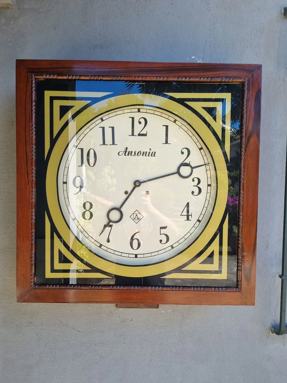 Relógio de parede antigo Ansonia